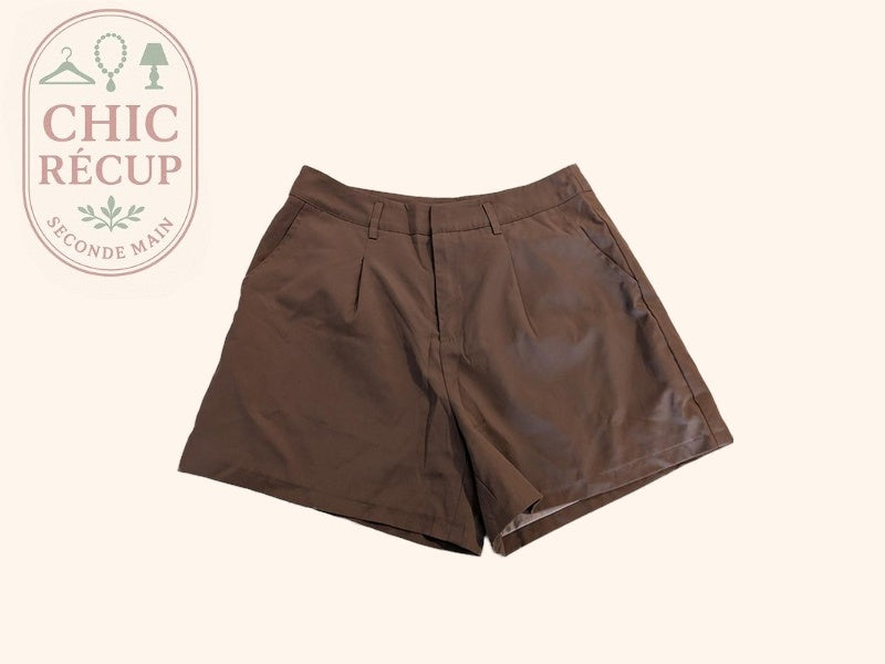 Short Shein - 40 - Marron - Evvio-17