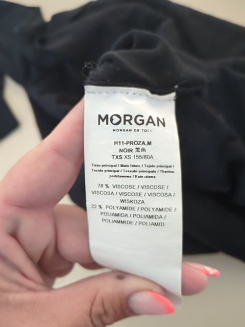 Robe Noire - Morgan - Xs - Noir - Sthas-24