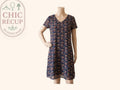 Robe Casual Etam - M - Marine - Qubur-111