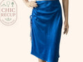 Jupe Asymétrique - S - Bleu - Lerom-33