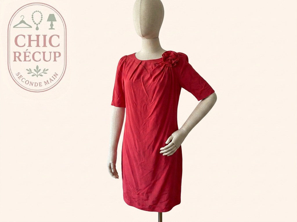 Fête Et Cocktail - Maje - M - Rouge - Macar-12