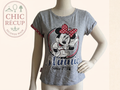 T-shirt - Secret Possessions - M - Gris - Minnie Disney