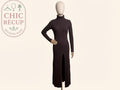 Robe Longue Bershka - Xs - Marron - Olaga-12