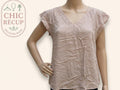 Blouse Manches Courtes H&m - S - Rose - Erbul-96