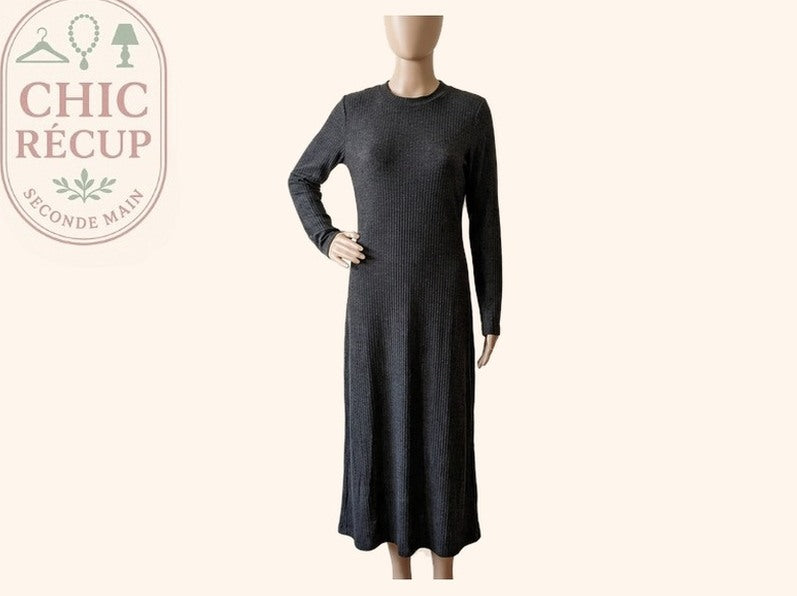 Robe Longue Camaïeu - Xl - Noir - Brhal-78