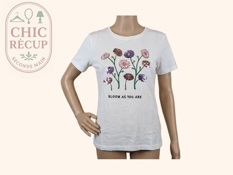 T-shirt - Inconnu - S - Blanc - Macar-06