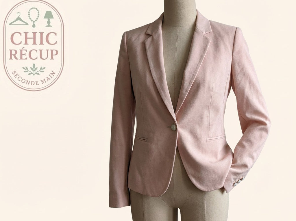 Blazer Zara Basic - L - Rose - Paval-2