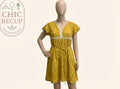 Robe D'ete Naf Naf - 42 - Jaune - Malat-17