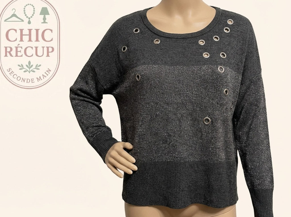 Blouse La Mode Est À Vous - 44 - Gris - Myfed-76