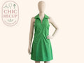 Robe Mng - Xxl - Vert - Sans manches drapée