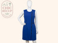 Robe Jacqueline Riu - 44 - Bleu - Zippée