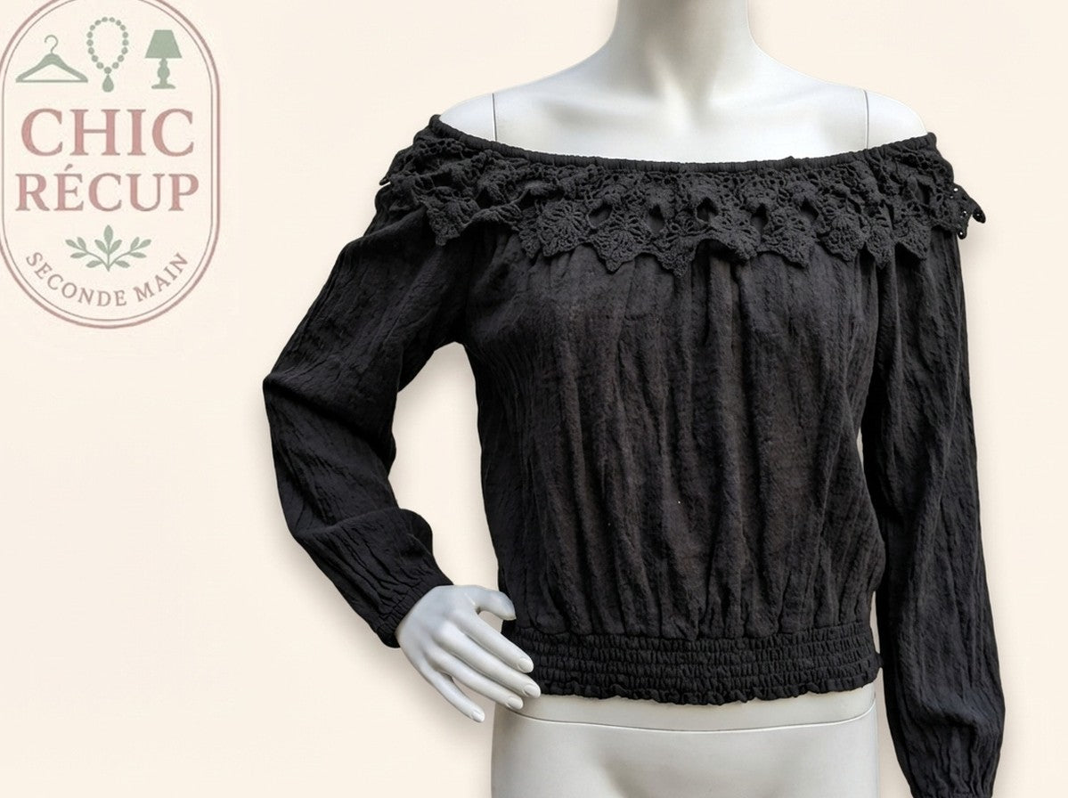 Tops Court Pimkie - M - Noir - Qubur-38