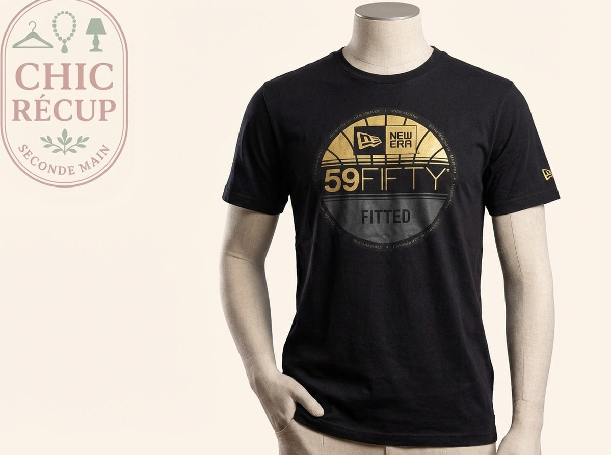 T-shirt Imprimé New Era - M - Noir - Thgag-5