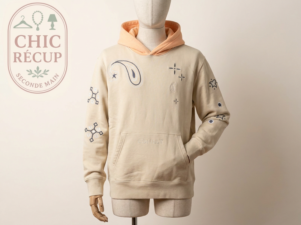 Sweat à capuche Jordan - L - Crème - Flight
