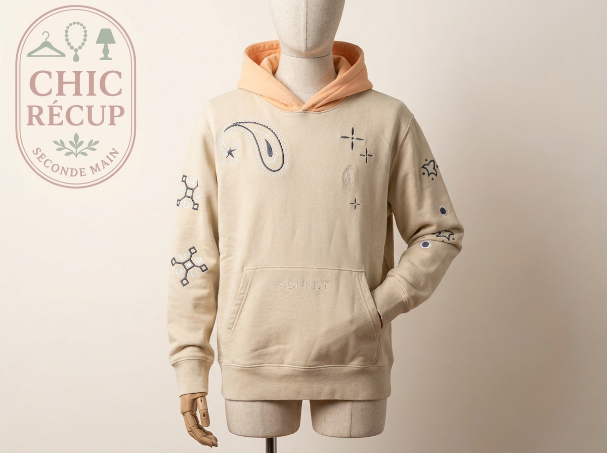 Sweat à capuche Jordan - L - Crème - Flight