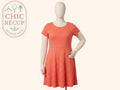 Robe d'été Clockhouse - Xl - Rouge - Pois