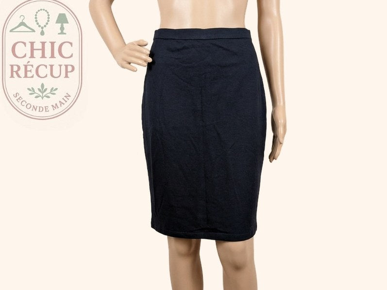 Jupe Midi Etincelle - Xl - Marine - Labag-244