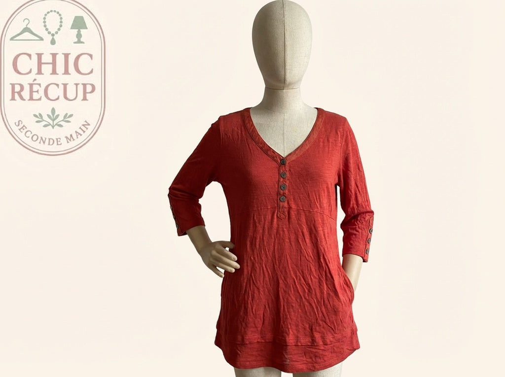 Blouse Patrice Breal - S - Rouge - Qubur-43