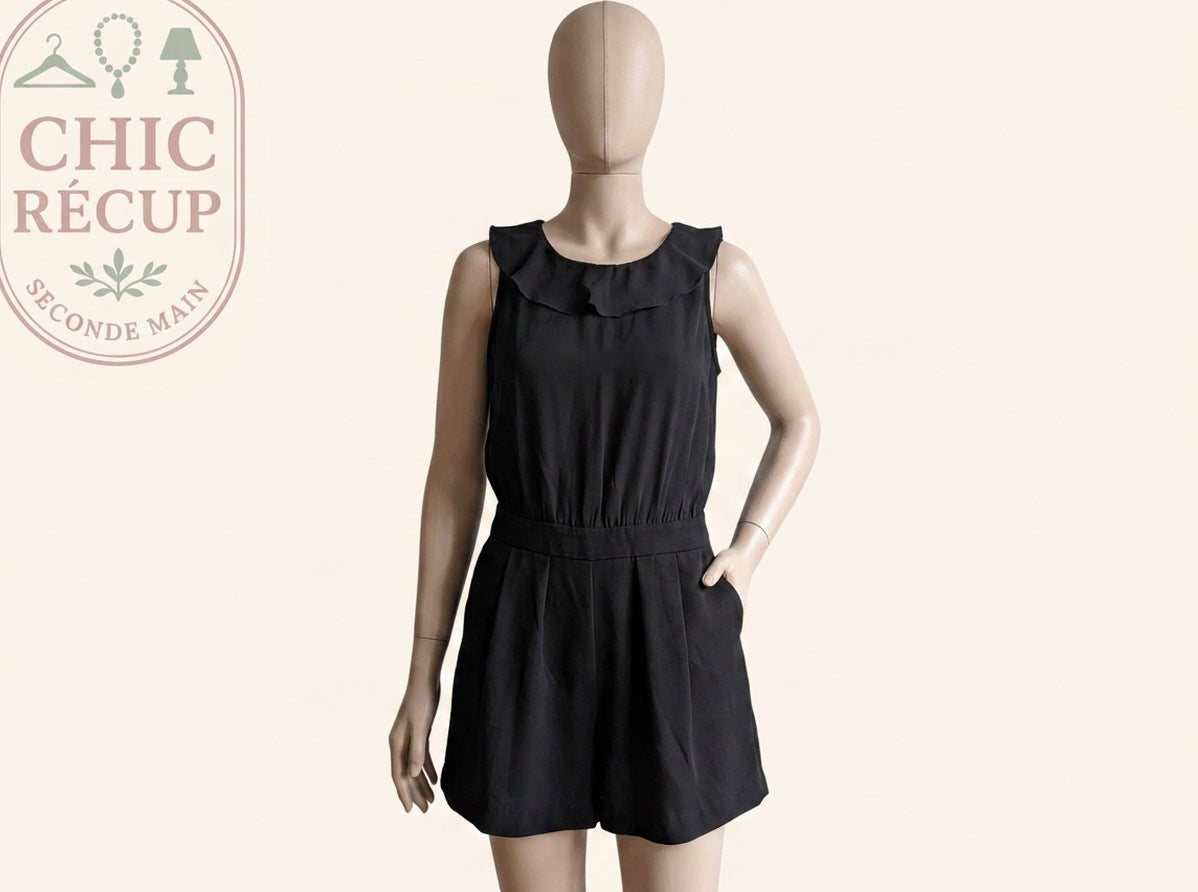 Combi Short Zara - L - Noir - Paval-46