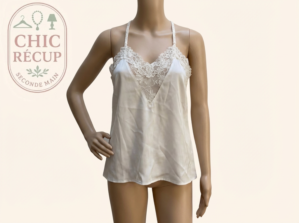 Top à dentelle Etam - Xs - Blanc