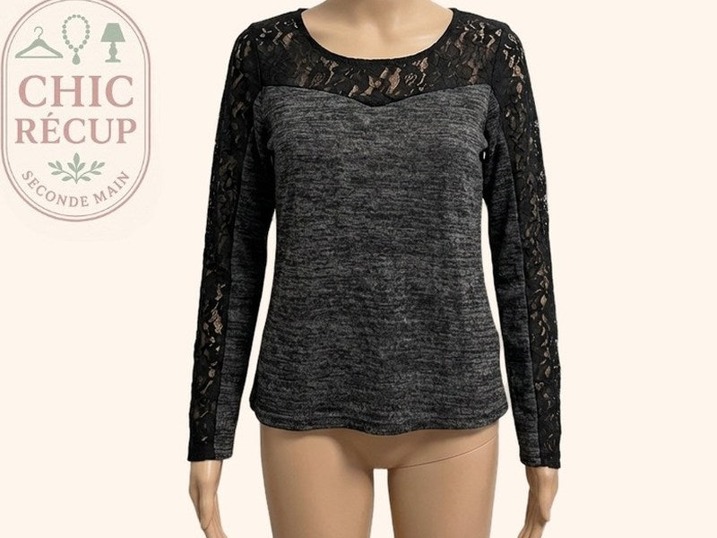 Blouse Mim - L - Noir - Chpav-93