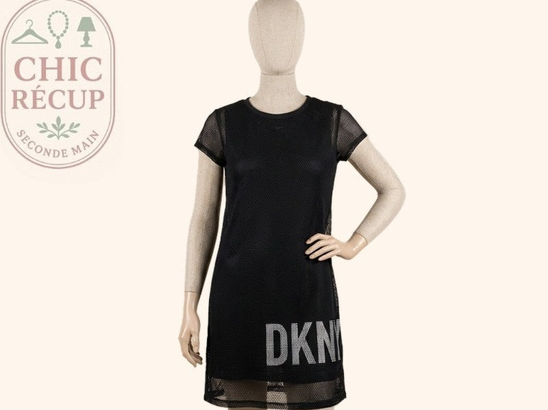 Robe Midi Dkny - S - Noir - Lerom-16
