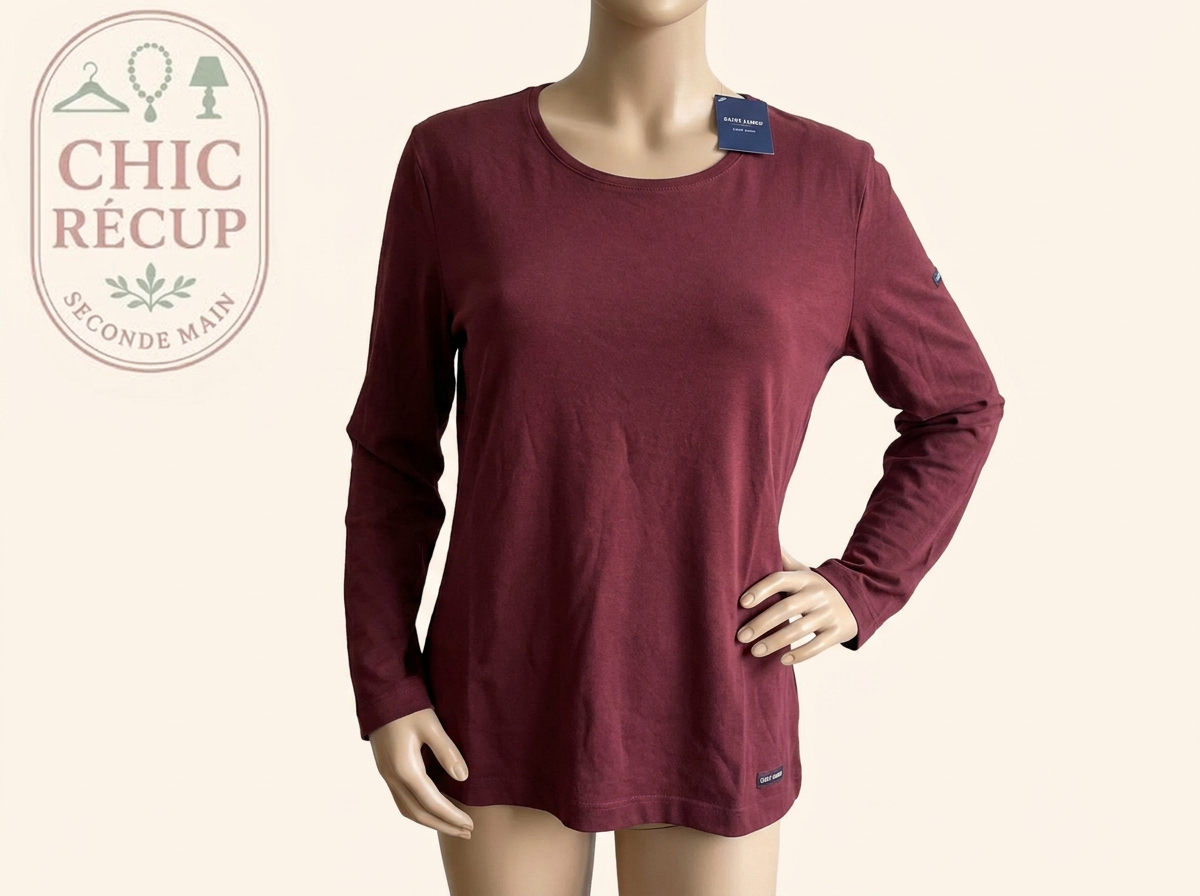 Blouse Saint James - Xl - Bordeaux - Labag-234