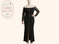 Robe de soirée Fashion Nova - Xl - Noir - Morticia