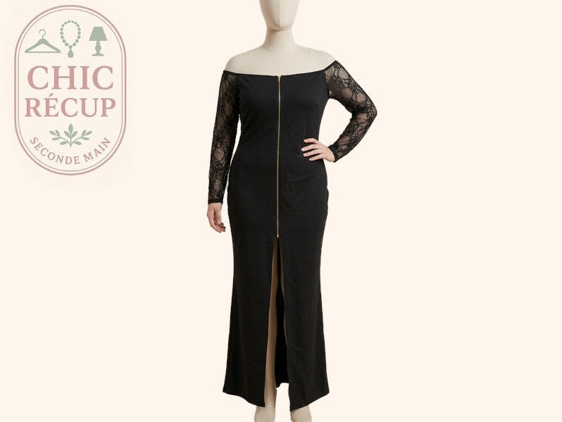 Robe de soirée Fashion Nova - Xl - Noir - Morticia