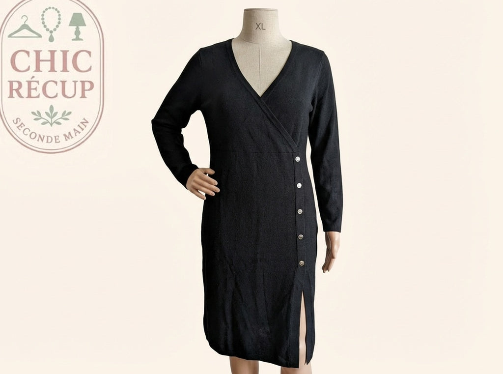 Robe Longue Orsay - Xl - Noir - Myfed-54