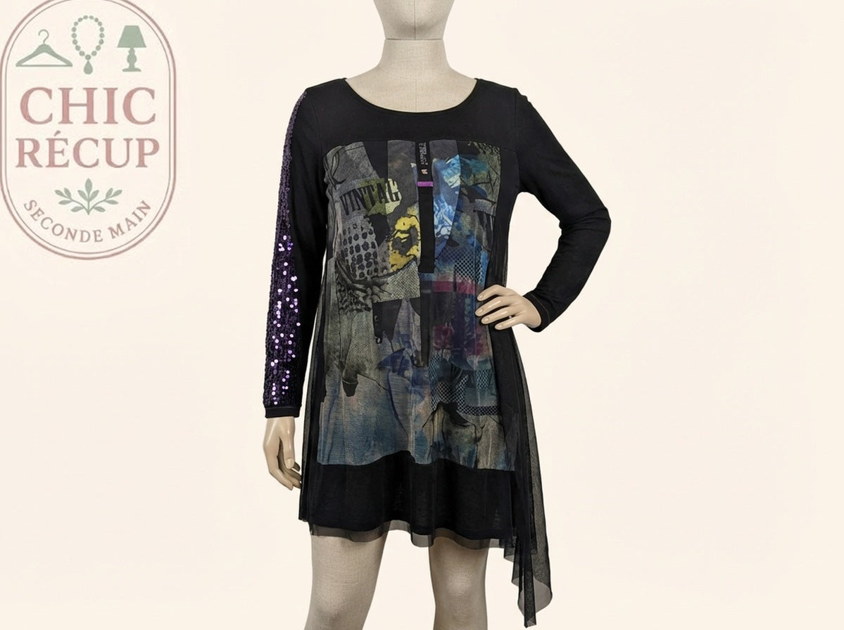 Robe Longue La Mode Est À Vous - 44 - Noir - Myfed-41