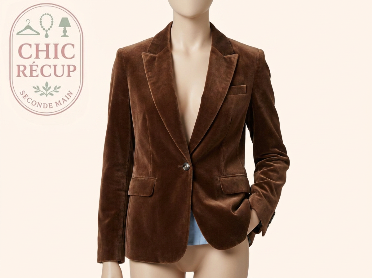 Blazer - Caroll - M - Marron - Iscou-22