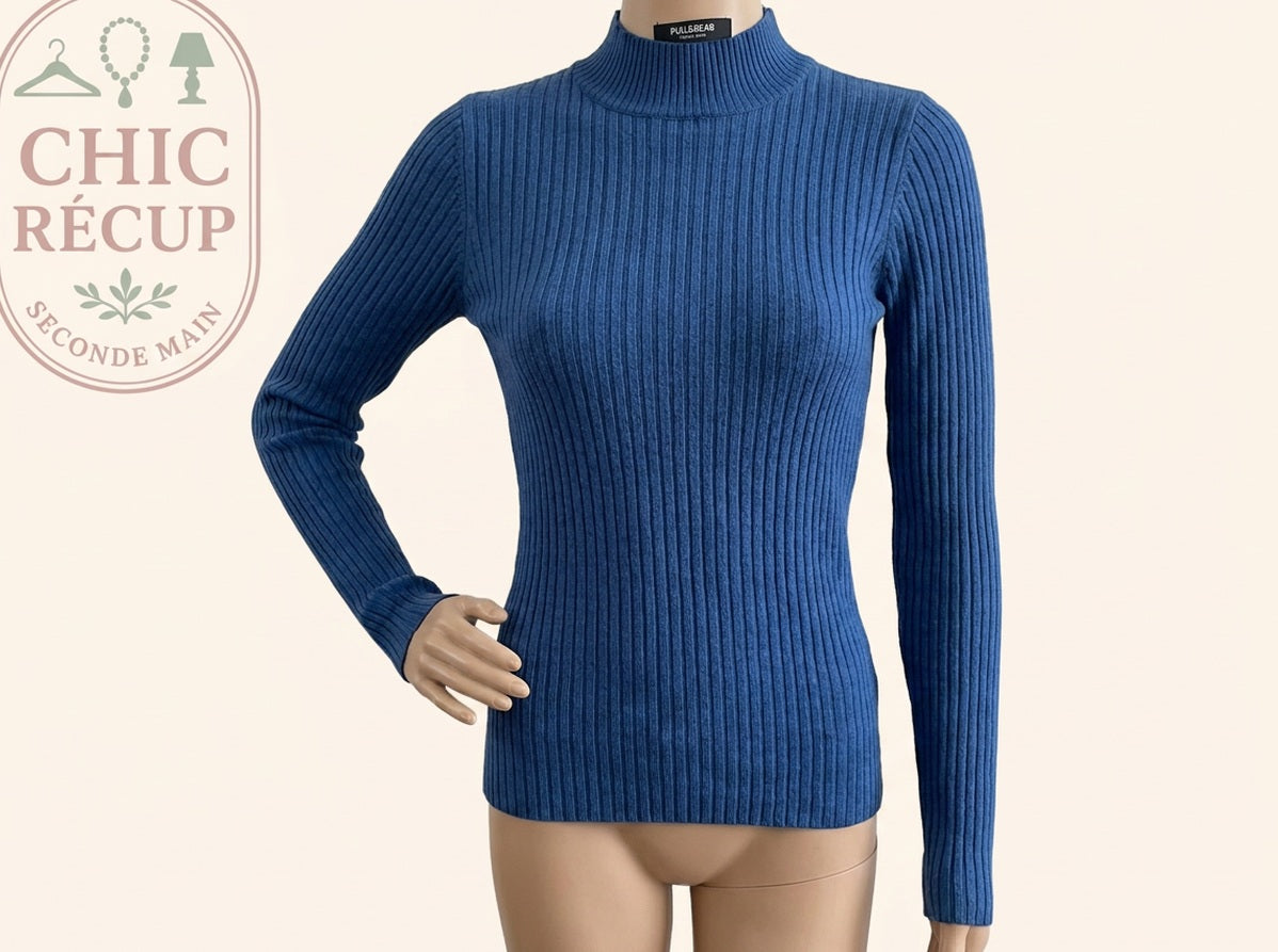 Pull & Bear - S - Bleu - Lépas-8