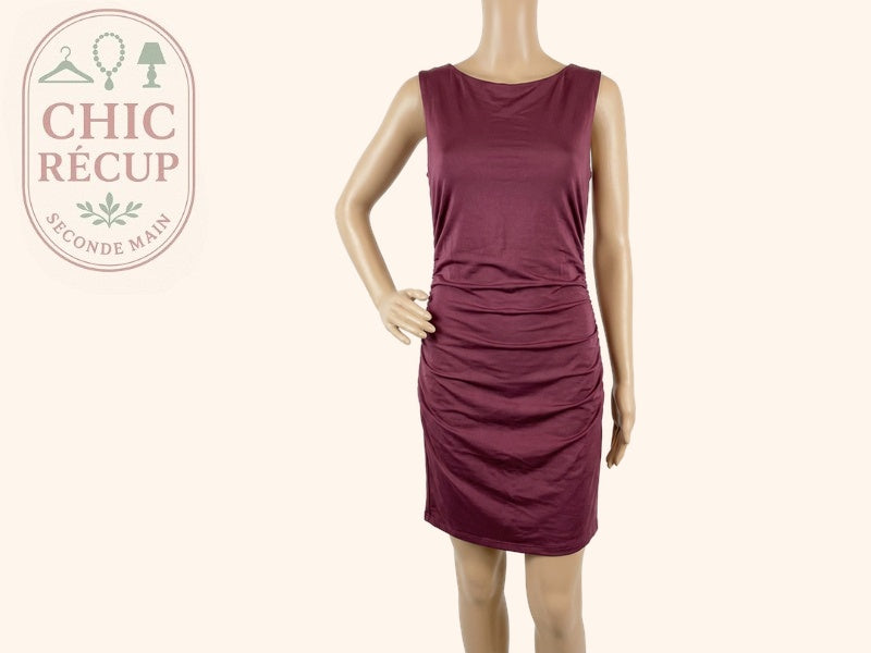 Robe Mini Shein - M - Bordeaux - Evvio-62