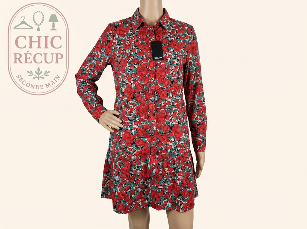 Robe chemise Sheilay - Xxl - Rouge