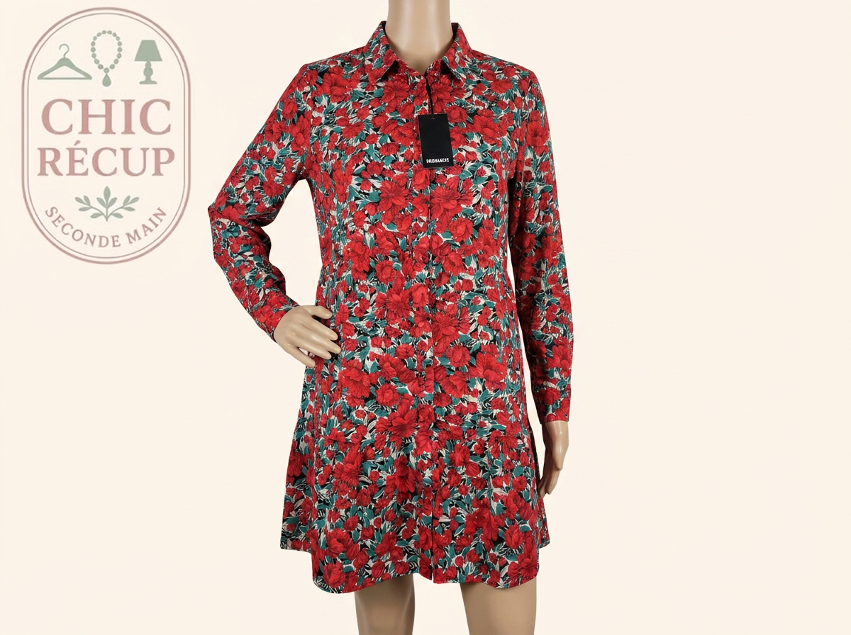 Robe chemise Sheilay - Xxl - Rouge
