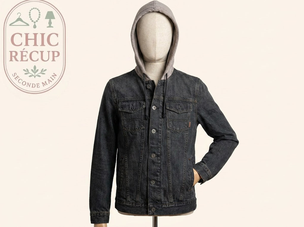 Veste En Jean Asos - Xs - Marine - Ramec-24