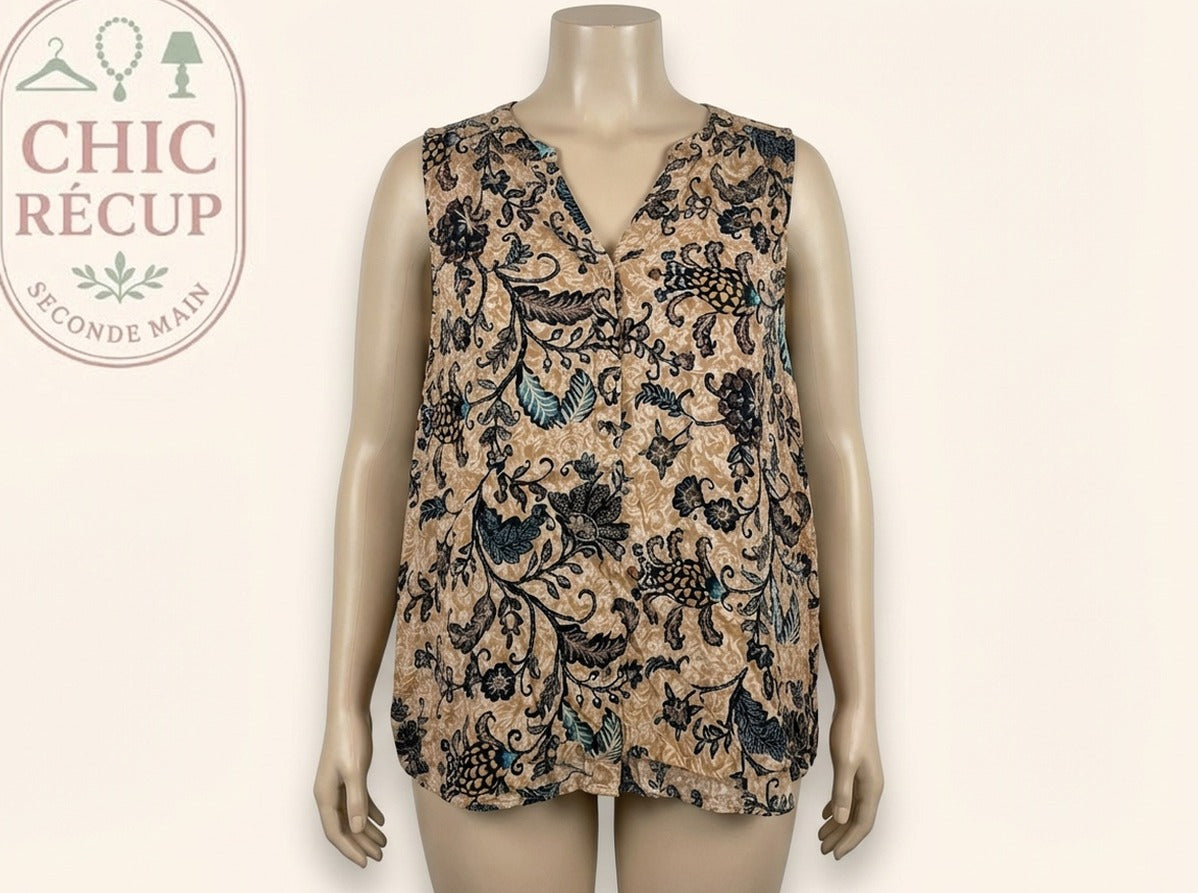 Blouse Pulp By Gemo - Xxxl - Crème - Chpav-121