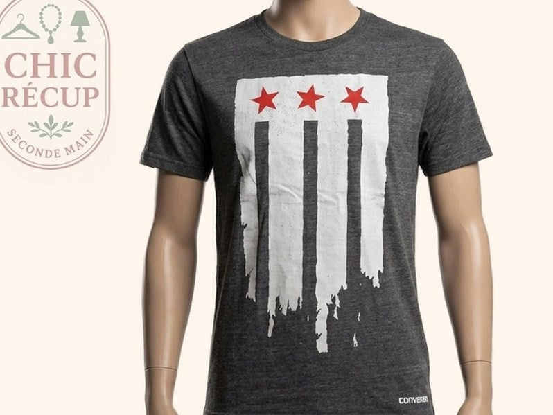 T-shirt Imprimé Converse - S - Gris - Olmar-9