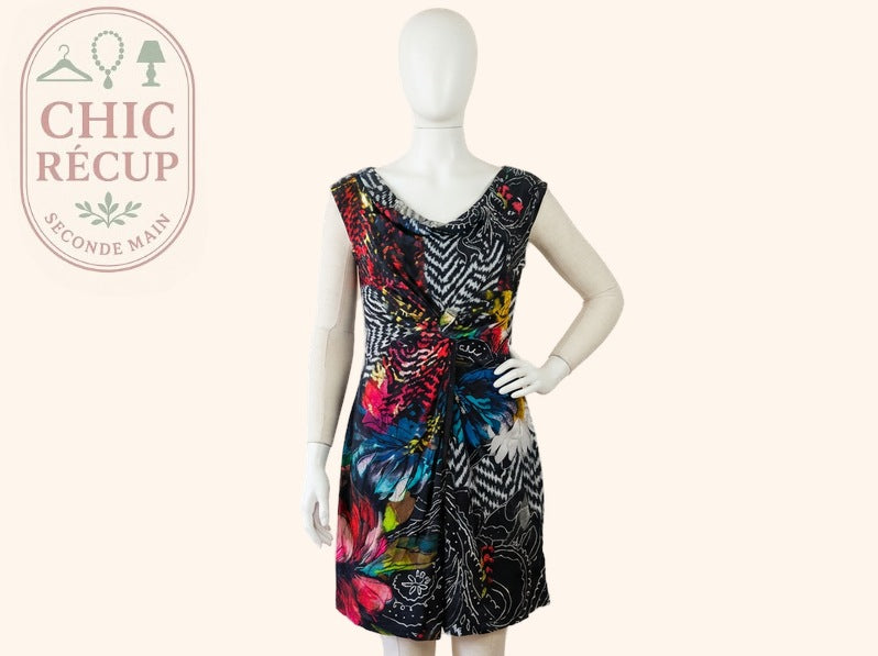 Robe Casual - Desigual - Xl - Noir - Elmai-07