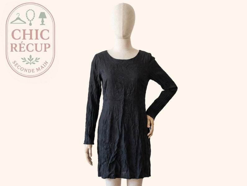 Petite Robe Noire - Ikks - 34 - Noir - Sthas-17