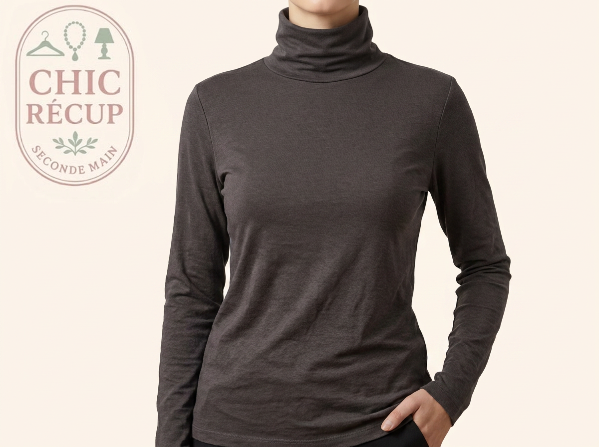 Blouse Manches Longues Jennyfer - M - Marron - Audeb-97