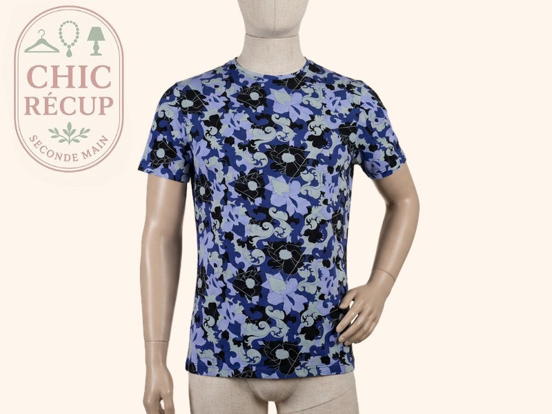 T-shirt Imprimé Versace Collection - S - Violet - Thgen-117