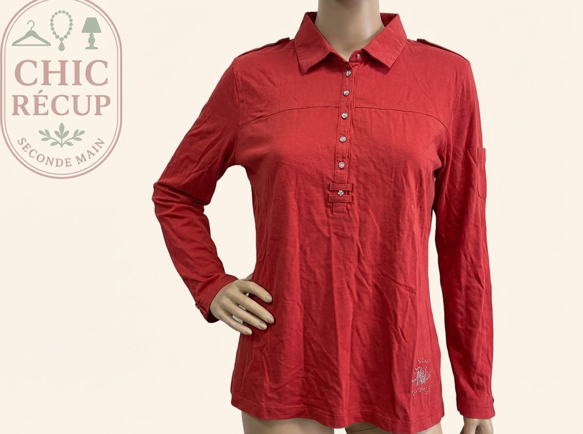 Blouses Manches Longue Dorotennis - L - Corail - Labag-52