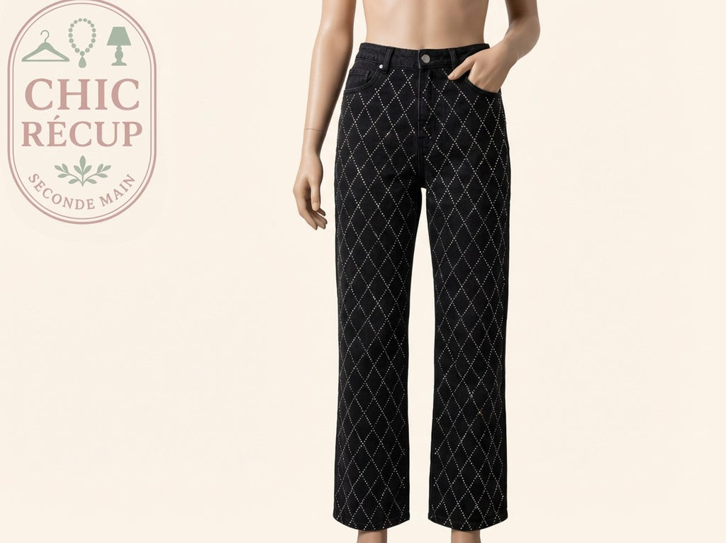 Jeans Droit See See - S - Noir - Yuark-06