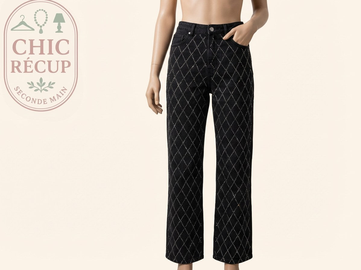 Jeans Droit See See - S - Noir - Yuark-06