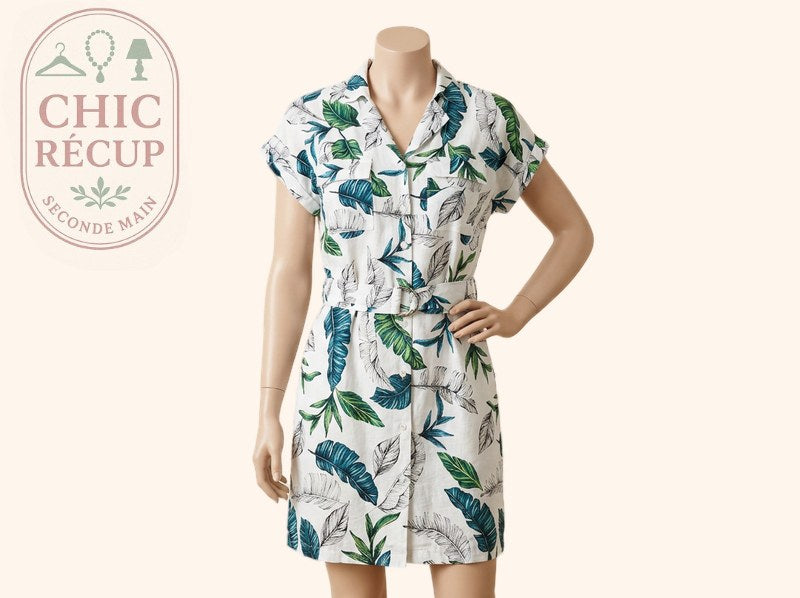 Robe d'été Salsa - Xl - Blanc - Tropical