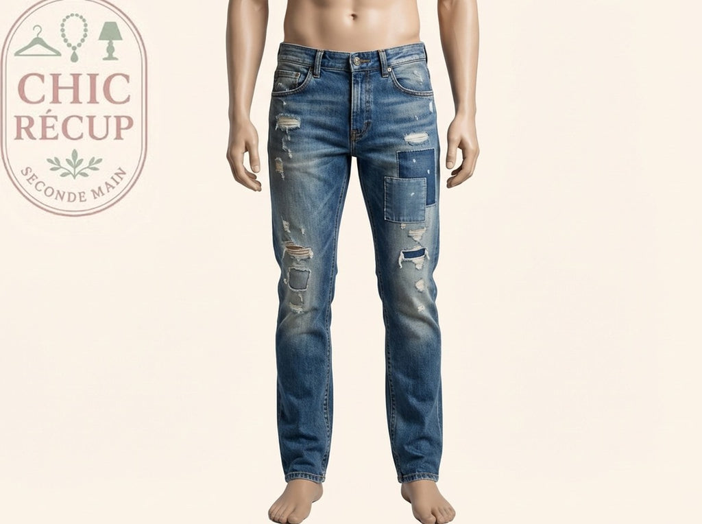 Jeans Coupe Droite Kaporal - L - Bleu Clair - Thgen-3