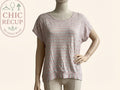Blouse Cache Cache - S - Crème, Rose - Qubur-67