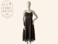 Robe midi Bandolera - 46 - marron - perles